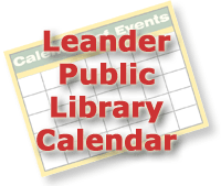 Leander Public Library Calendar of Events