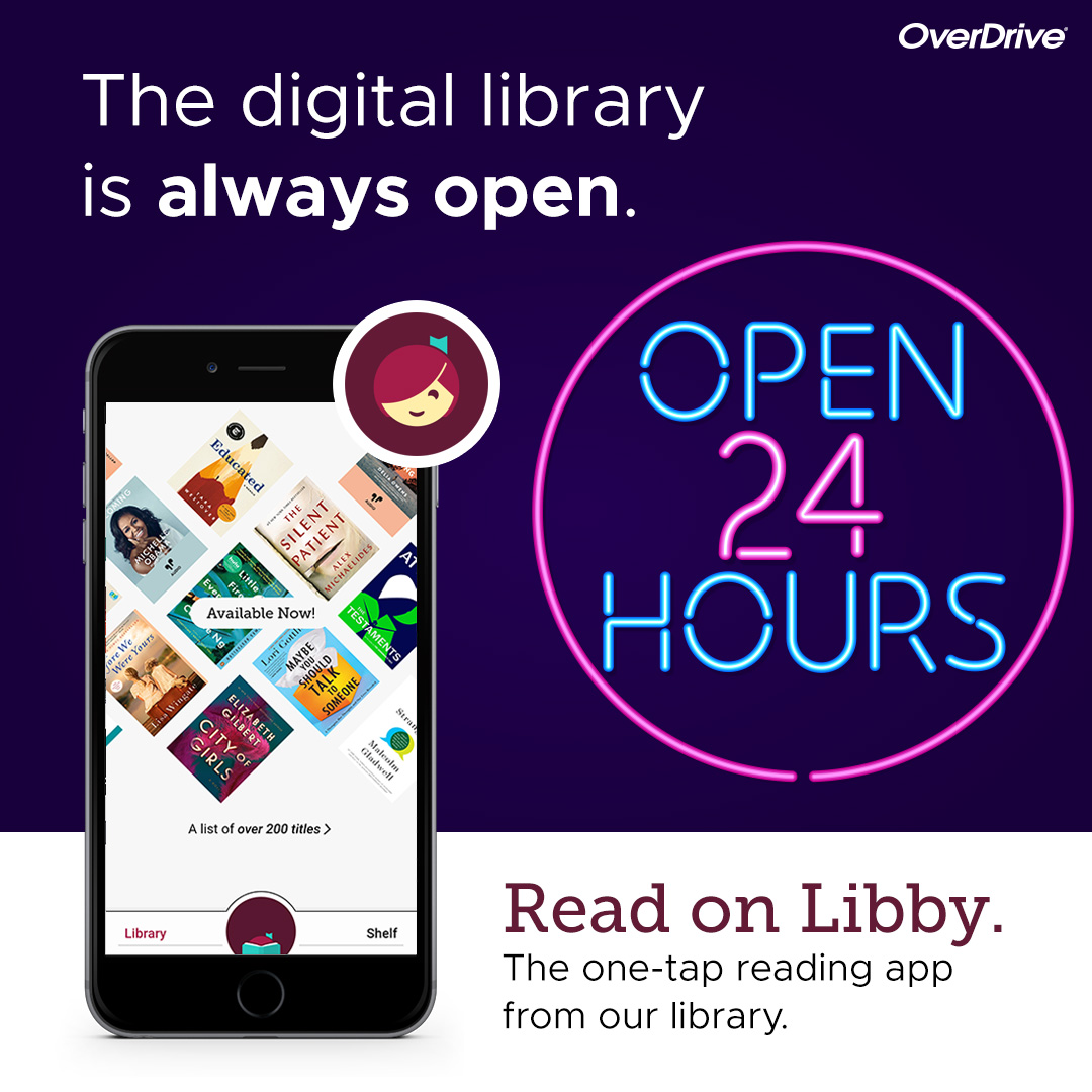 The digital library is always open with Libby by Overdrive