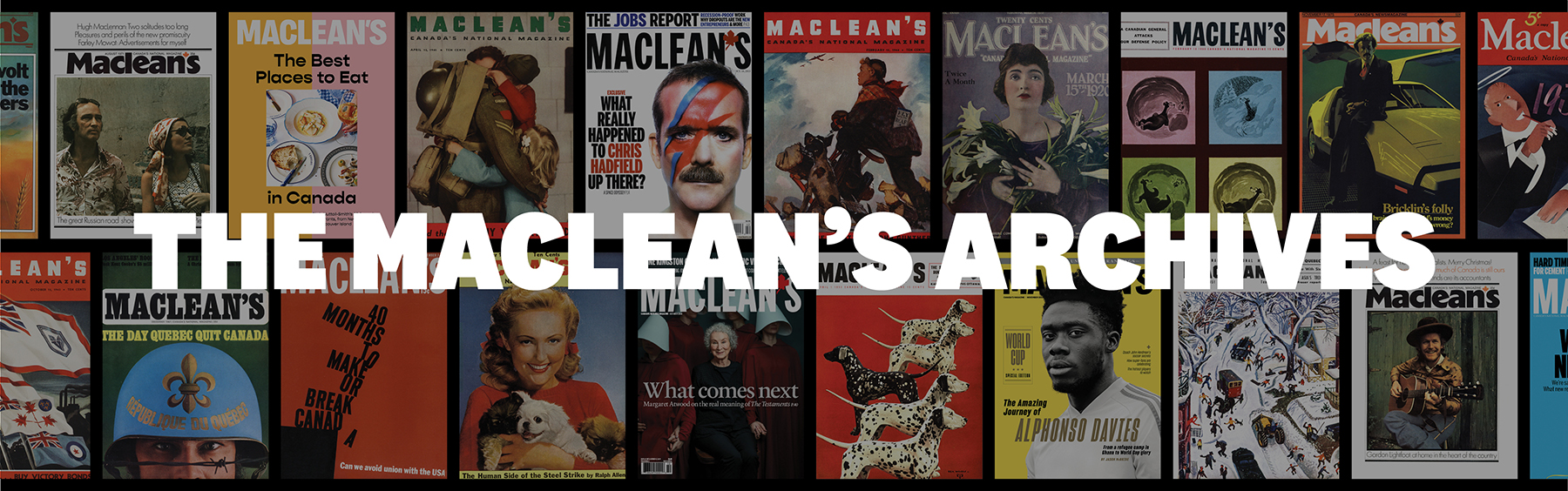 Maclean's Magazine Online Digital Archives - 

https://criterionpic.com/CPL/macleans.html