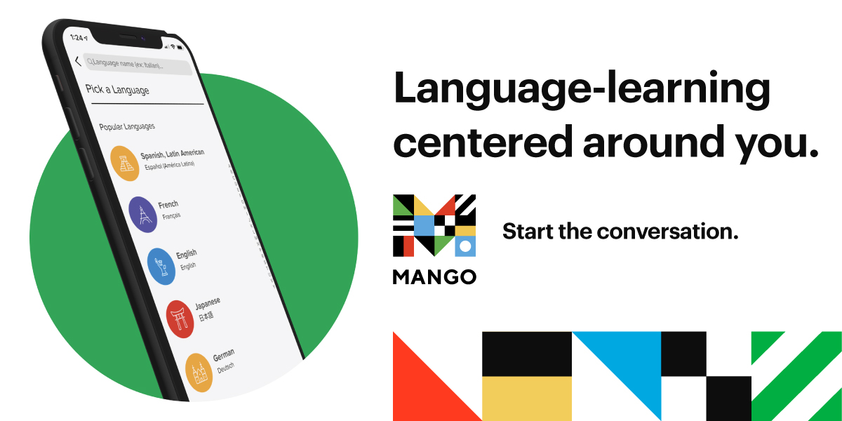 Mango Languages Banner graphic